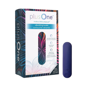 Plusone Phụ Nữ Của Mini Bullet Vibrator Hoàn Toàn Không Thấm Nước USB Có Thể Sạc Lại 10 Rung Cài Đặt Cá Nhân Cơ Thể An Toàn Tím Silicone - Product Image 1