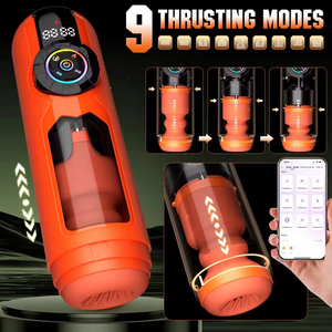 Máquina Vibradora Automática con Succión y Empuje, Dispositivo con Interacción IA, Control por Aplicación, Calentamiento, Masturbador Masculino, Bomba para Pene - Product Image 2