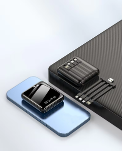 หน้าจอดิจิตอลกระจกขนาดเล็กอเนกประสงค์ของขวัญมือถือสายเข็มขัดด้วยตนเอง<span class=keywords><strong>10000</strong></span> mA ชาร์จสมบัติพกพา - Product Image 6