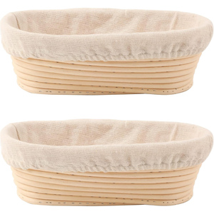 <b>Silicone</b> Rubber Handmade Bread Proofing Basket Eco-Friendly Dishwasher Safe Oven Safe <b>Baking</b> Bowl Dough Fermentation Sourdough - Product Image 1