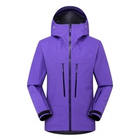 Veste d'extérieur imperméable coupe-vent en hardshell solide à capuche pour homme et femme, idéale pour l'alpinisme en Chine, modèle Montx-pro, quatre saisons