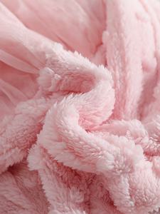 Abito Midi a Linea A Rosa Delicato e Traspirante per Bambine <span class=keywords><strong>con</strong></span> Maniche a Sbuffo Tridimensionali e Design <span class=keywords><strong>con</strong></span> Fiocco a Farfalla - Product Image 5