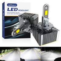 Kits de phares LED Canbus 200W 19800LM D1S D2S D3S D4S D8S Ampoules LED pour phares de voiture pour remplacement et conversion HID
