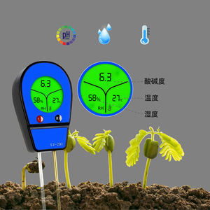 Soil Tester Ly 201 Digital Ph <b>Moisture</b> Temperature <b>Meter</b> For Gardening Plant Care - Product Image 1