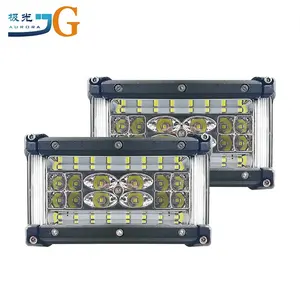 22W 4X4 Tuổi Thọ Cao 30000 Giờ Xe LED Công Việc Lái Xe Với Đèn Bên 4X4 Off Road Offroad Pods Đèn Ô Tô Cho Xe Ô Tô Xe Tải