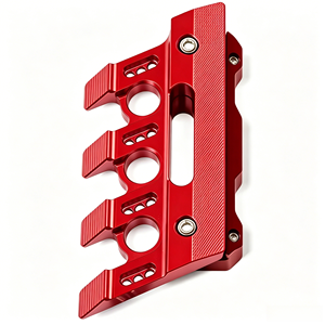 Protector de Horquilla Delantera de Motocicleta de Aluminio CNC Anodizado en 4 Colores, Protector de Cadena, Cubierta de Amortiguador, Piezas de Modificación, Electroerosión por Hilo - Product Image 1