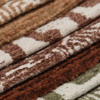 Vente directe d'usine, tissu d'ameublement en chenille 100% polyester de haute qualité pour la décoration de la maison, pour canapé moderne et coussin
