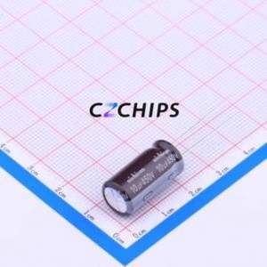 UCY2W100MPD ตัวเก็บประจุอลูมิเนียมอิเล็กโทรไลติกผ่านรู D10xL20mm 10uF 20% 450V 135mA-120Hz - Product Image 1