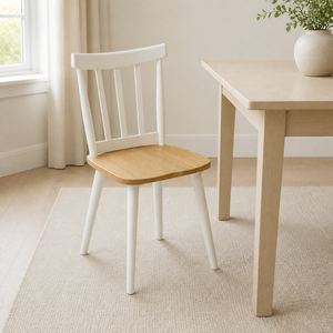 Confort Optimal, Style Écologique, Durable, Moderne, Tendance Européenne, Bois Massif, Gris Fumé, Rectangulaire, Dossier Solide - Product Image 3