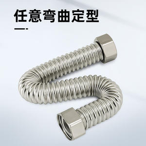 Conector en T Roscado de 6 Puntos, Acero Inoxidable 304, para Tubería Corrugada, Entrada de Agua Fría y Caliente, Accesorios de Cobre para Mangueras de Plomería - Product Image 5