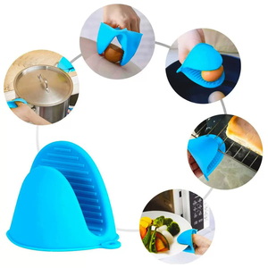 Heat Insulation Pinch Grips Cooking Gloves Finger Protector for Kitchen Cooking Glove <b>Mini</b> Silicone Oven Mitts - Product Image 6
