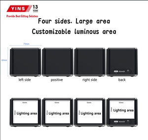 Logo personnalisé pour <span class=keywords><strong>enceinte</strong></span> portable mini cube sans fil 5.0 avec lumière LED RGB, éclairage sur 4 côtés, 3W, cadeau promotionnel - Product Image 6