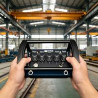 Télécommande hydraulique industrielle synchrone multi-actions pour la manutention de l'acier par les ponts roulants d'atelier