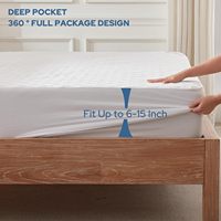 Protège-matelas jetable imperméable matelassé doux et respirant pour matelas King Size, idéal pour la maison et l'hôtel - Fabriqué en Chine