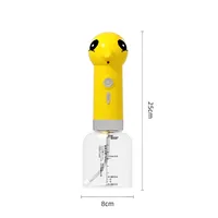 Machine à bulles ABS pour animaux de compagnie – Gel douche moussant à un clic pour chiens et chats avec dilution 350 ml pour salle de bain