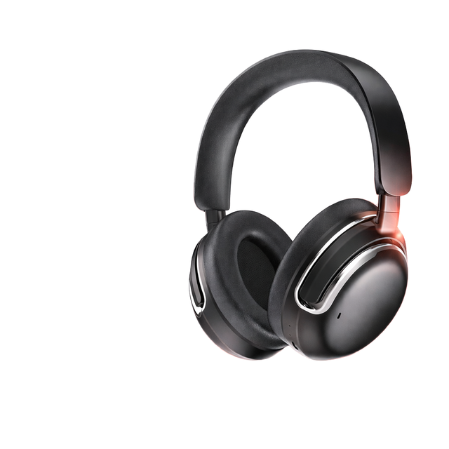 Wireless Active Noise-Canceling (ANC) Over-Ear Headphones Metal Construction Audiophile Hi-Fi Sound Long Battery Life Private