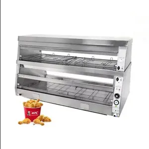 Factory Direct Selling Chips Display Wärmer Feuchtigkeit spendend 45% Feuchtigkeit design Wärmeschutz Vitrine Food Warmer Machine