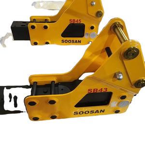 เครื่องเจาะไฮดรอลิกแบบกล่องรุ่นใหม่ SB43 สำหรับงานก่อสร้างและเหมืองแร่ ชิ้นส่วนหลัก ค้อนเจาะ เครื่องยนต์ ปั๊ม มอเตอร์ ลูกปืน เครื่องมือกล - Product Image 6