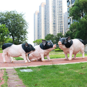 Adorno de Cerdo de Fibra de Vidrio, Impermeable, Hecho a Mano, Arte Moderno Decorativo, para Jardín y Parque - Product Image 5