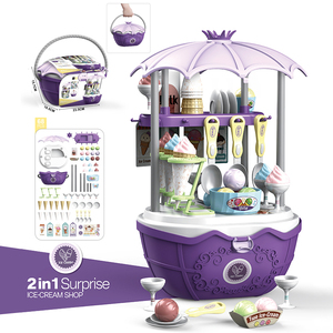Lot de 68 jouets de cuisine pour enfants : machine à crème glacée et boutique de desserts pour jeu d'imitation - Product Image 6