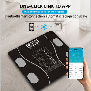 नई पीढ़ी बुद्धिमान डिजिटल बॉडी बाथरूम इलेक्ट्रॉनिक स्केल ऐप वजन नियंत्रण और यूएसबी चार्जिंग के साथ - Product Image 5