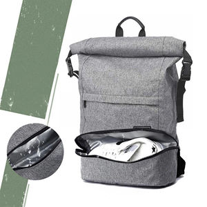 Mochila Deportiva Antirrobo con Compartimento Refrigerante Aislado, Mochila Enrollable con Compartimento Oculto para Computadora Portátil - Product Image 1