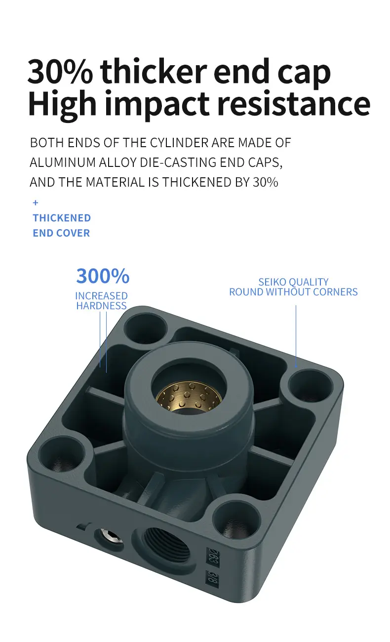 Fabricante de cilindros OLK Venta Directa SC cilindro de doble efecto a precio razonable neumático 32/40/50/63/80/100/125/160/200