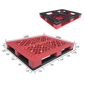 Lưới nhựa Pallet xe nâng Pallet, kho chống ẩm đệm Hội Đồng Quản trị sàn Hội Đồng Quản trị Pallet tầng xếp chồng giá - Product Image 1