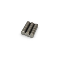 Vis filetées en alliage de titane M3 M4, entièrement filetées, TA2 TC4, CNC, fixations industrielles en titane personnalisées