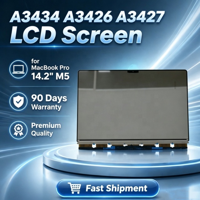 New A3434 MacBook Pro 14.2" TFT LCD Screen Replacement Panel 3024x1964 90 Days Warranty 500cd/m 3000:1 Contrast 8ms Response
