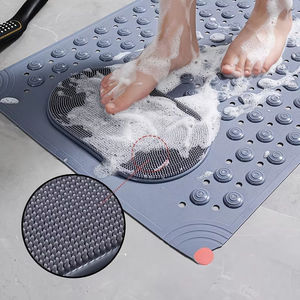 Tapis de bain antidérapant uni avec ventouses, imperméable et résistant à la saleté, pour la maison, l'hôtel et les toilettes - Product Image 1