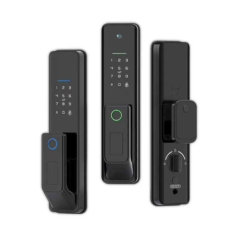 Высококачественная оптовая продажа RFID ключ-карта NFC разблокировка камеры замок безопасности бесключевая деревянная дверная Блокировка с сенсорным экраном