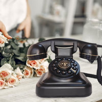 Téléphone antique pour messages de mariage, enregistreur de messages audio vintage, livre de messages vocaux, confession vocale FiayaCom AN-F01 32 Go