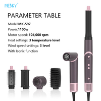 MK-597 MESKY OEM 220VAC 50/60Hz Fungsi Memori Tegangan  5 in 1 Multi Styler untuk Internasional