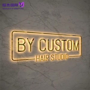 流行商店名称板设计亚克力Led标牌电子信板磨砂亚克力标牌 - Product Image 2