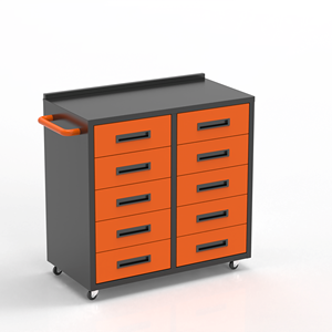 Customizable 10 <b>Drawer</b> <b>Tool</b> Cabinet Mobile Storage Solution OEM Supported Garage Workstation - Product Image 4