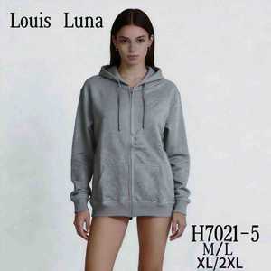 Felpa con Cappuccio Louis Luna da Donna Blu M L XL Set Sportivo Casual Autunno Inverno - Product Image 1
