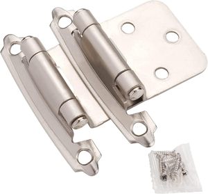 Charnière de meuble de cuisine réglable de style américain à fermeture amortie de 1/2 pouce, pour cadre en fer, quincaillerie de meuble - Product Image 1