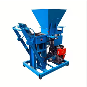 Máquina de fabricación de bloques de tierra comprimida de ladrillo de arcilla entrelazado de negocio de alta ganancia de baja inversión - Product Image 1