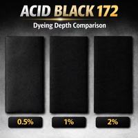 Colorant textile noir acide premium 172, noir neutre LD pour tissus en nylon, laine et soie