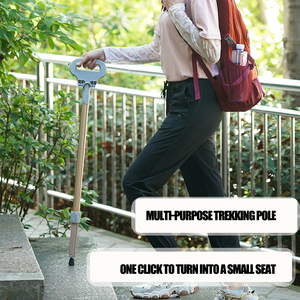 Chaise <span class=keywords><strong>de</strong></span> canne pliée pour canne âgée avec sièges pour la randonnée - Product Image 3