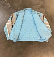 Salati personnalisé fabricant veste de course Pu rembourré broderie homme Letterman grande taille hiver cuir course moto vestes hommes