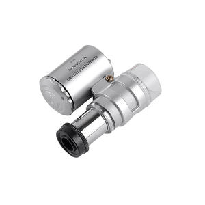 <span class=keywords><strong>60X</strong></span> Mini <span class=keywords><strong>Microscope</strong></span> de Poche Loupe Portable avec 2 <span class=keywords><strong>LED</strong></span> 1UV Lumières pour Bijoux Antiquités - Product Image 5