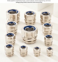 Conector de Cable para Uso Industrial SS304 Personalizable DPJ IP68, Impermeable, Hermético, Flexible, de Alto/Bajo Voltaje, M12-PG63