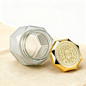 Bouteilles en verre cosmétiques octogonales personnalisables avec logo en relief, 150 ml, pour la <span class=keywords><strong>vente</strong></span> directe – Stock vide - Product Image 5