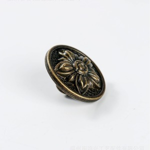 Furniture Handle Knob Round Zinc Alloy 8100 Flower Design Drawer <b>Cabinet</b> Hardware <b>Rustic</b> Style Durable - Product Image 3