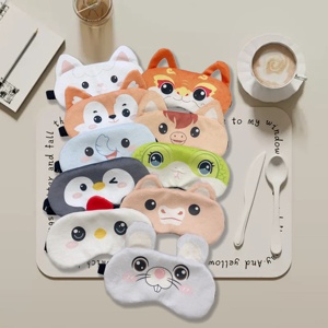 Máscara de Ojos para Dormir Heenlong de Terciopelo Súper Suave con Diseño de Dragón de Dibujos Animados, con Paquete de <span class=keywords><strong>Gel</strong></span> y Correa Elástica Tejida para Niños - Product Image 2