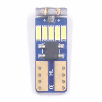 CAR-REFINE T10 W5W 194 168 3014 15SMD Flash Stroboscopique Ampoules LED 12V DC Led Ampoule Blanc Couleur Toujours Plastique 9w