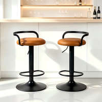 Tabourets de bar pivotants réglables en fer, durables et écologiques, de style moderne, pour usage commercial, salon, bureau à domicile