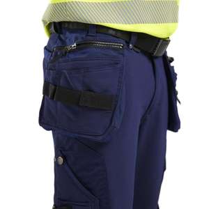 BLAKLADER - 199316428933C48 Pantalones elásticos de 4 vías Hi-Vis Azul marino/Amarillo-EAN 7330509716267 ROPA DE TRABAJO DE LA HI-VIS - Product Image 4